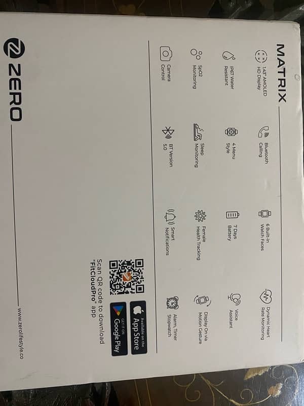 Zero lifestyle Matrix pro 6