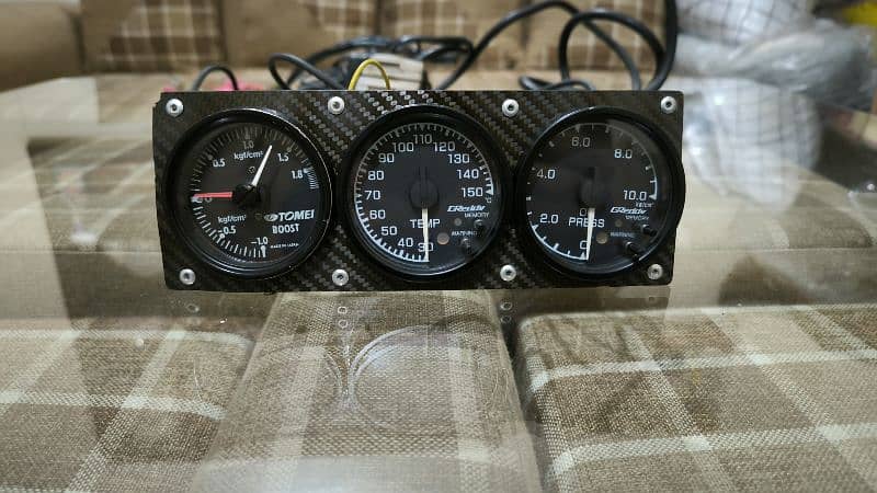 Original Tomei Boost Greddy Temp Oil Press Guages Forsale 1