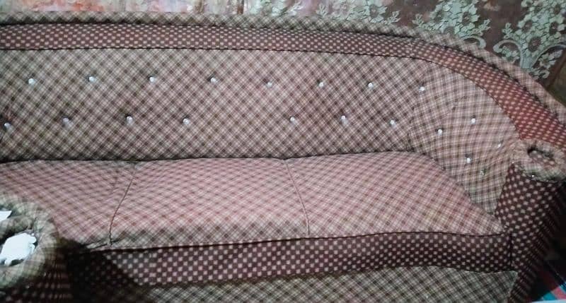 Sofa set 3 peace for sell/5 seater sofa/wooden sofa/poshish sofa 1