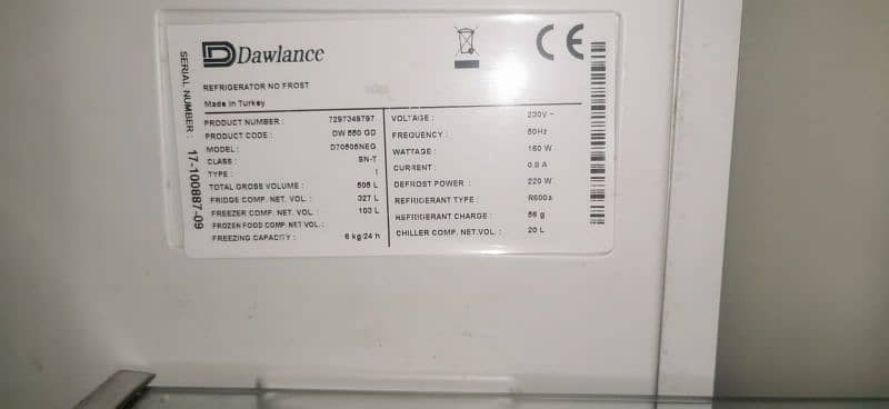 Dawlence Imported Turkish Manufactured King Size Tower Refrigerator 2