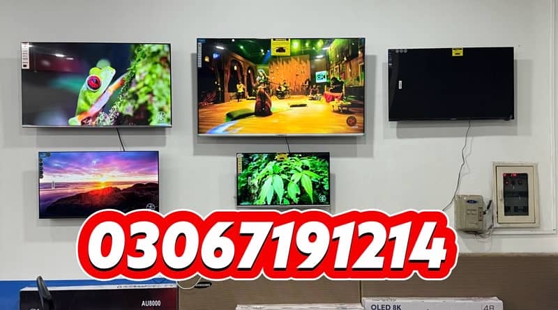 Box Pack LED imported Samsung 32” to 101” inch Smart android available 0