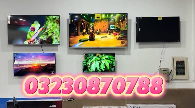LED 55” samsung Smart Android Crystal quality 4k All sizes available 0