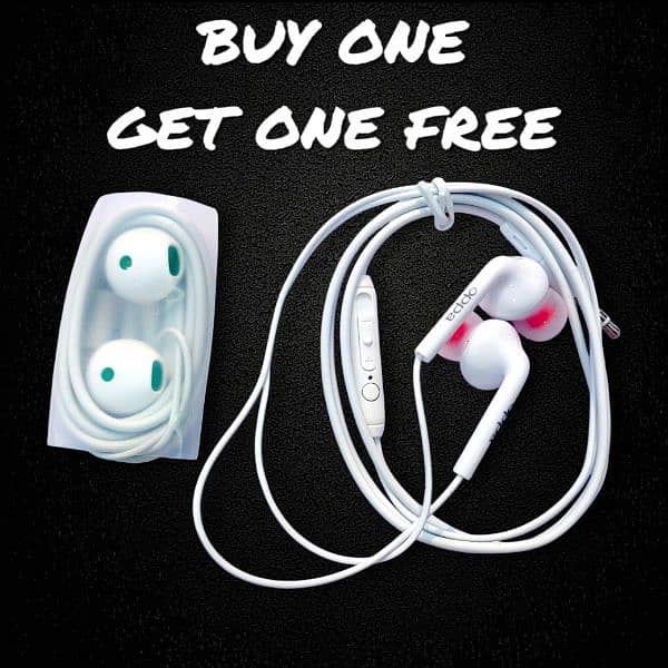 New Oppo + ST-12 Premium Quality Handfree | Buy One Get One Free | 0