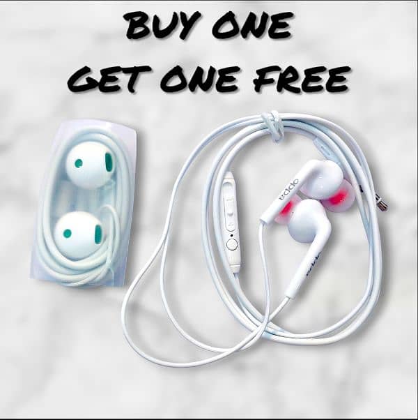 New Oppo + ST-12 Premium Quality Handfree | Buy One Get One Free | 4