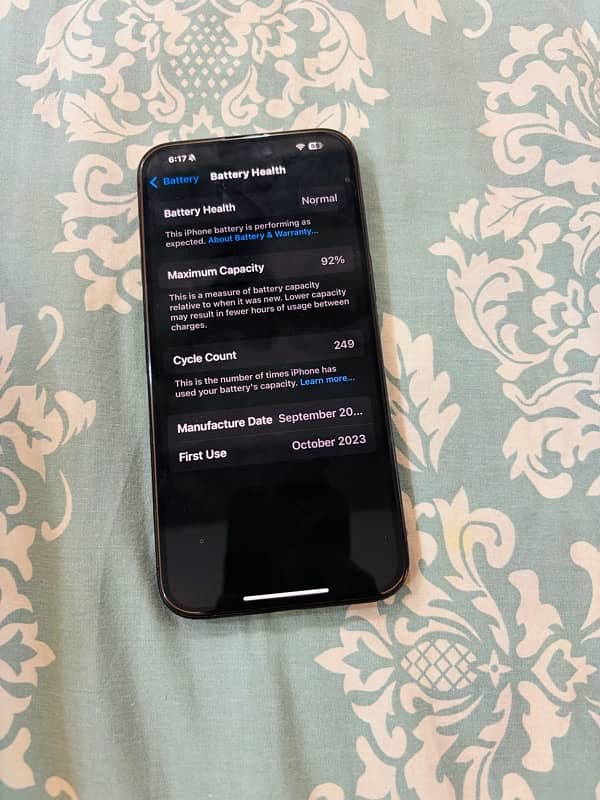 iPhone 15 pro max 256 gb black titanium non pta jv 1