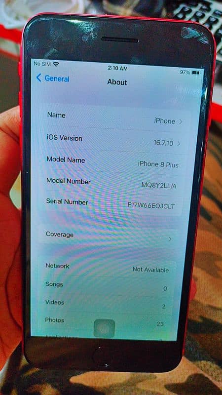 iPhone 8 Plus PTA Approved 256 gb 4