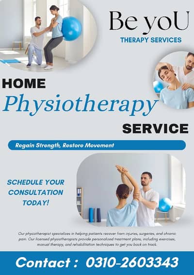 Physiotherapy Session At Home.