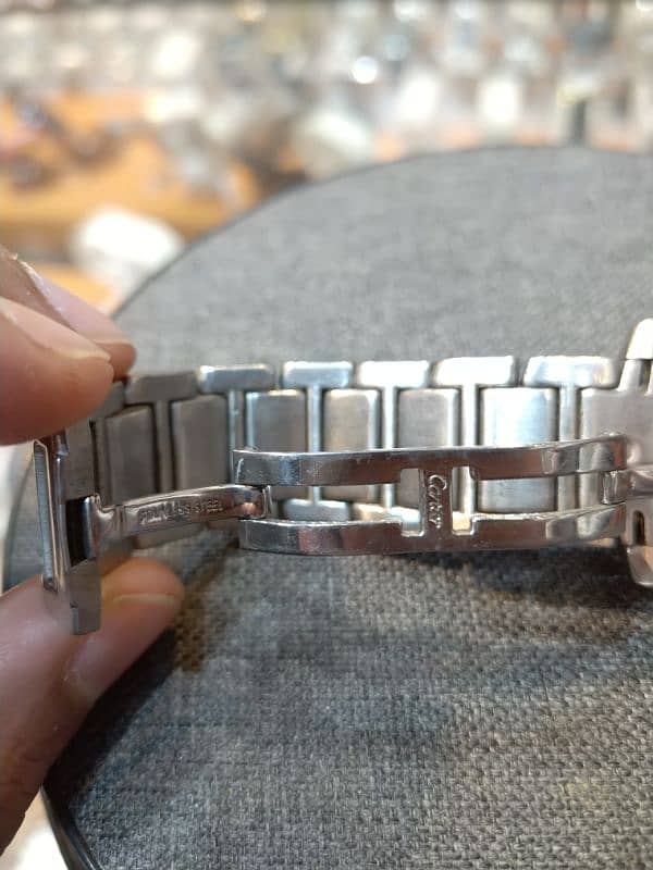 QUETTA AD. Cartier Ladies Watch Good Condition 4