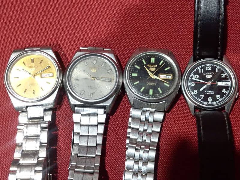 SEIKO 5 USED WATCHES ORIGINAL 0