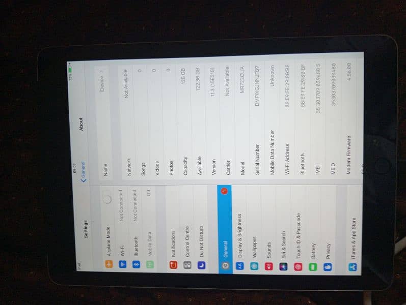 I pad /6th generation 128 GB 5