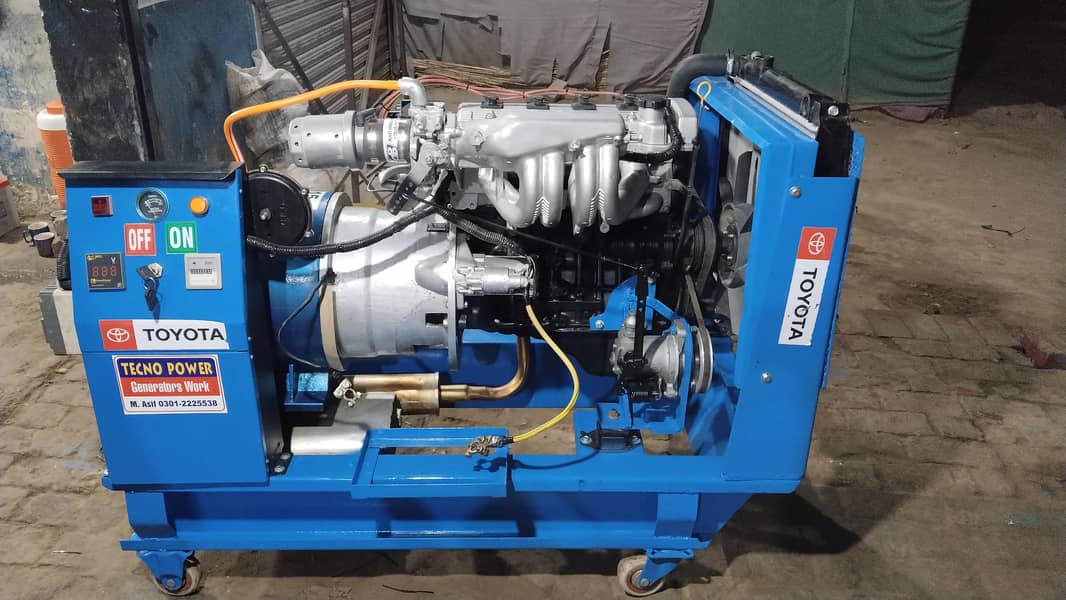 Generator 15kva gas petrol Indus Corolla engine 0