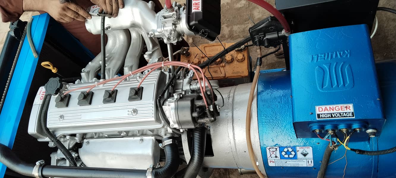 Generator 15kva gas petrol Indus Corolla engine 8
