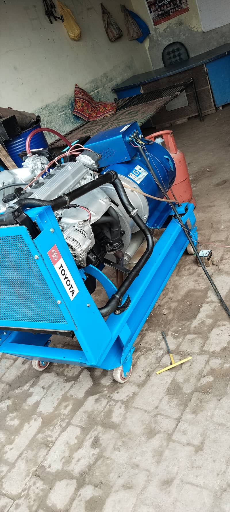 Generator 15kva gas petrol Indus Corolla engine 9