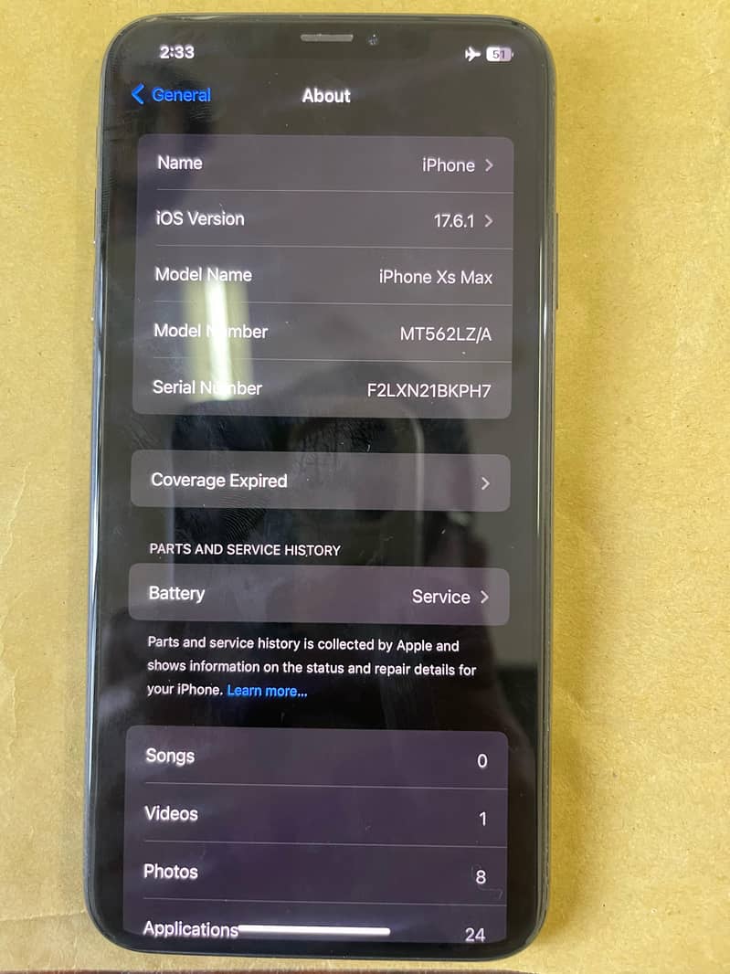 iPhone Xs Max 512GB Factory Unlock Non-PTA 1