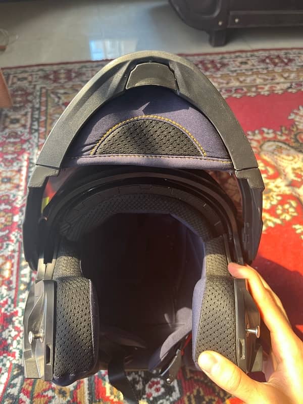 sp-912 super air helmet flipup with dual visor, L size 3