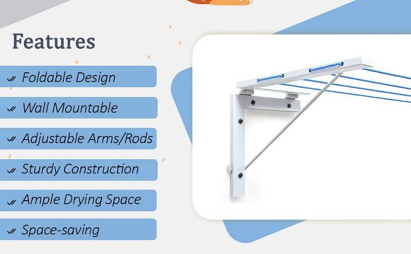 foldable strong clothes  drying wall stand 0