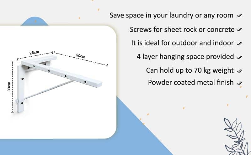 foldable strong clothes  drying wall stand 2