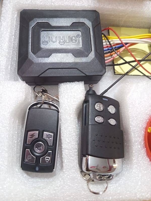 Anti Theft Alarm System for Motorcycle w 2 Key set, Remote Self Start 2