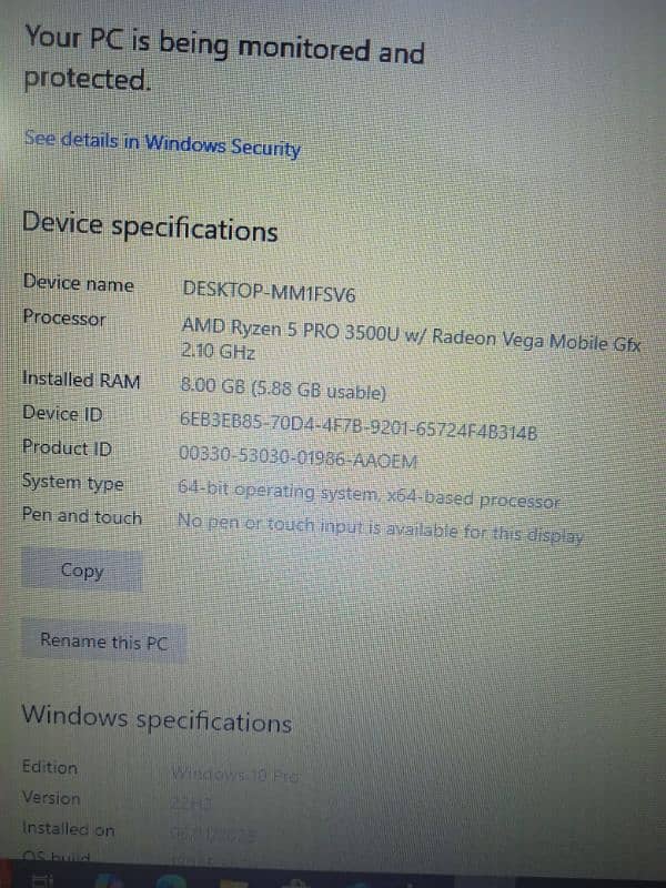 Lenovo X395 RYZEN PRO 5 5
