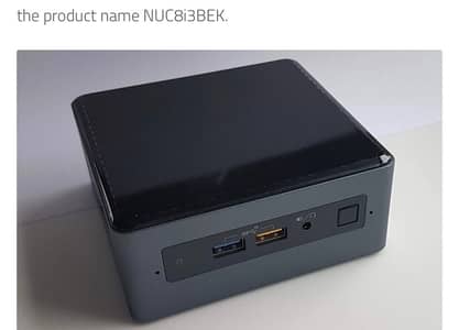 mini pc Nuc core i3 8th generation