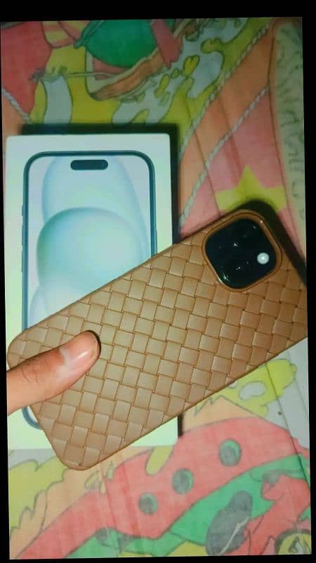 IPHONE 15 WITH BOX 125 GB NON PTA 0
