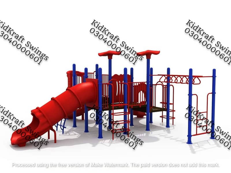 kids Slide/Swings/Kids rides/jhula/Spring rider/jungle gym/gazebo/bar 1