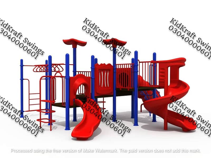 kids Slide/Swings/Kids rides/jhula/Spring rider/jungle gym/gazebo/bar 5