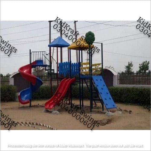 kids Slide/Swings/Kids rides/jhula/Spring rider/jungle gym/gazebo/bar 7