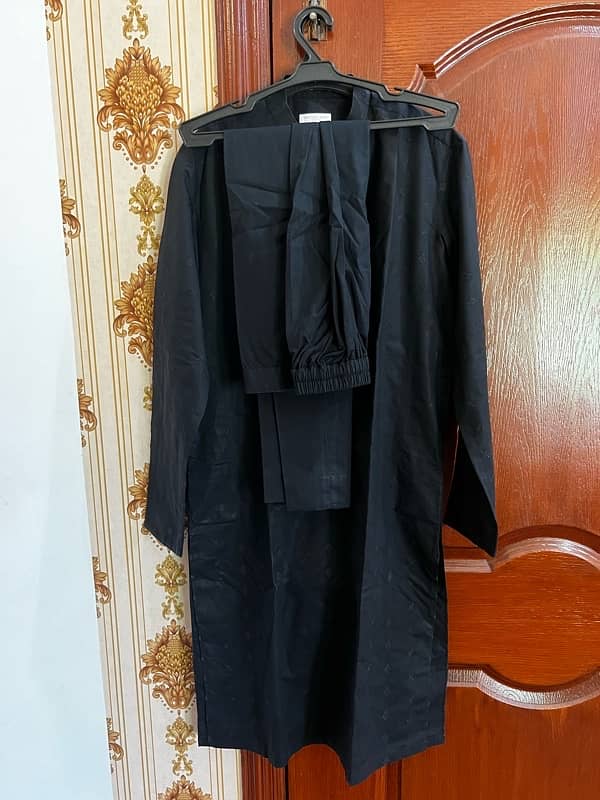 bundle deal: Bareeze Man Kurta with Shahanmeh Waistcoat (Size: Small) 3