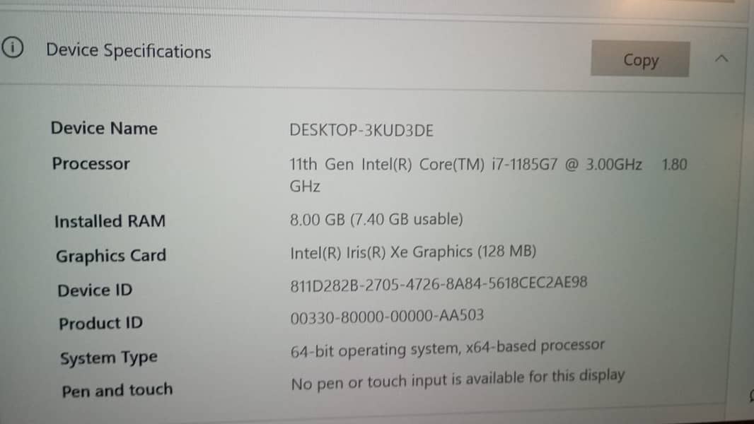 Dell Latitude 5420 i7/11th 2
