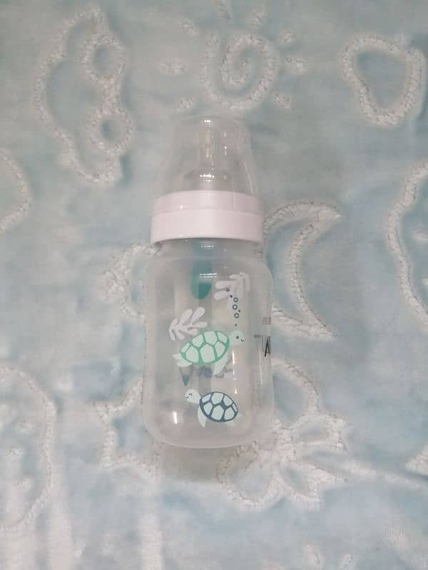 Philips Avent Anti-Colic 9oz Bottles Turtle Design AirFree 3-Pack 4