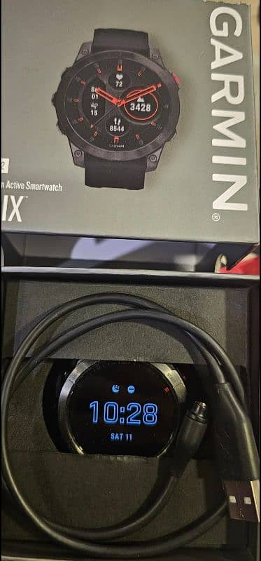 Garmin Epix Gen 2 /Garmin watch / watch / Sapphire/ Black Titanium47mm 1