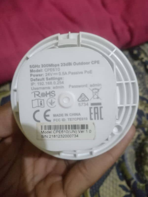 Tp Link Litebeam 23dbi outdoor cpe610 3