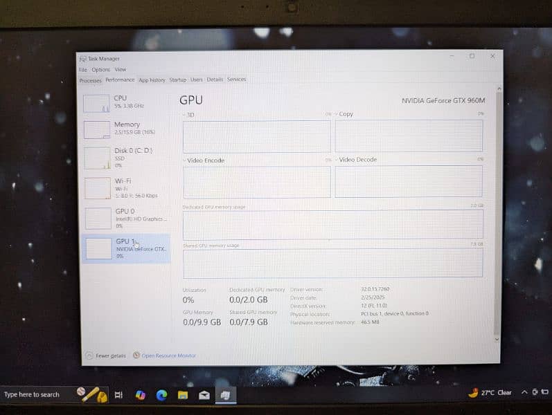 Asus Rog I7 6700HQ 6th + GTX 960 + 512GB M. 2 + 16GB DDR4 Gaming Laptop 9