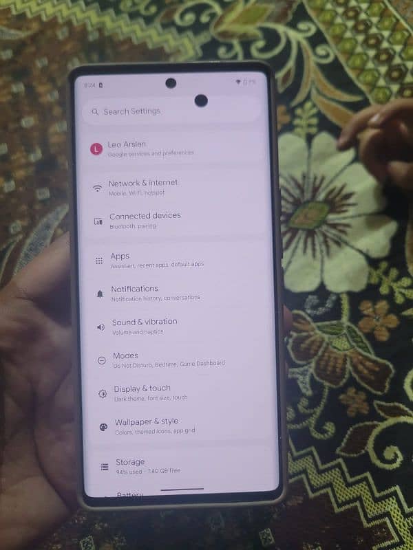 Google pixel 6 pro 12/128 display monor dot 0