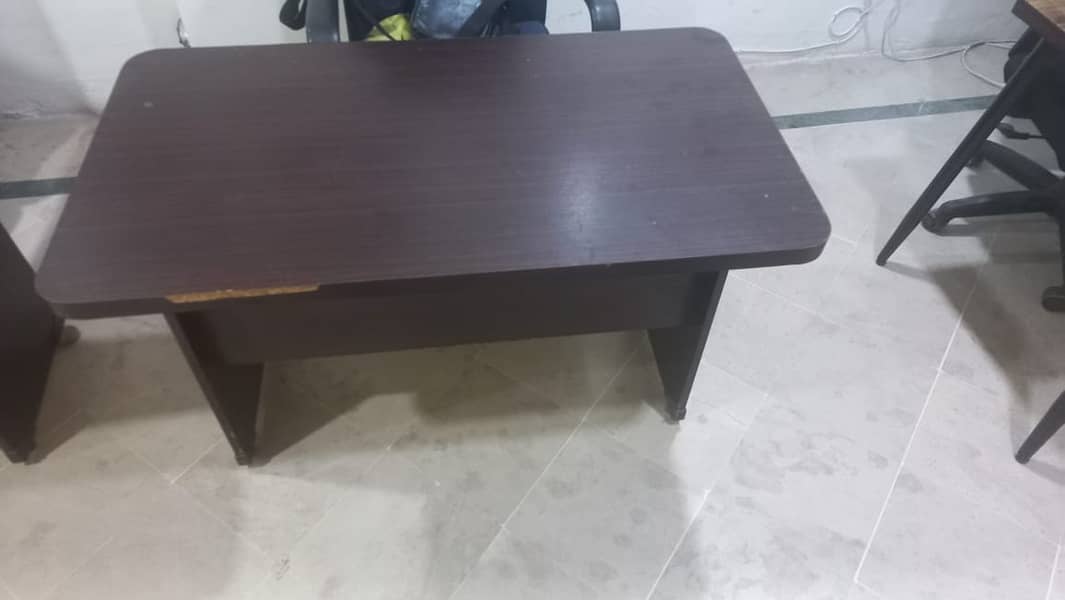 Two chairs and two tables 0