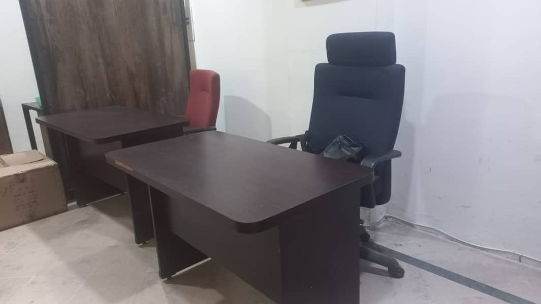 Two chairs and two tables 1