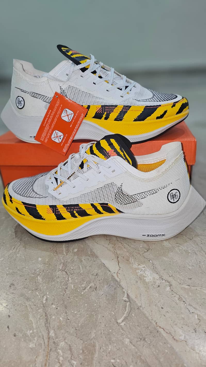 Nike ZoomX Vaporfly NEXT% Blue Ribbon Sports Tiger DM7601-100 UK sz 10 1