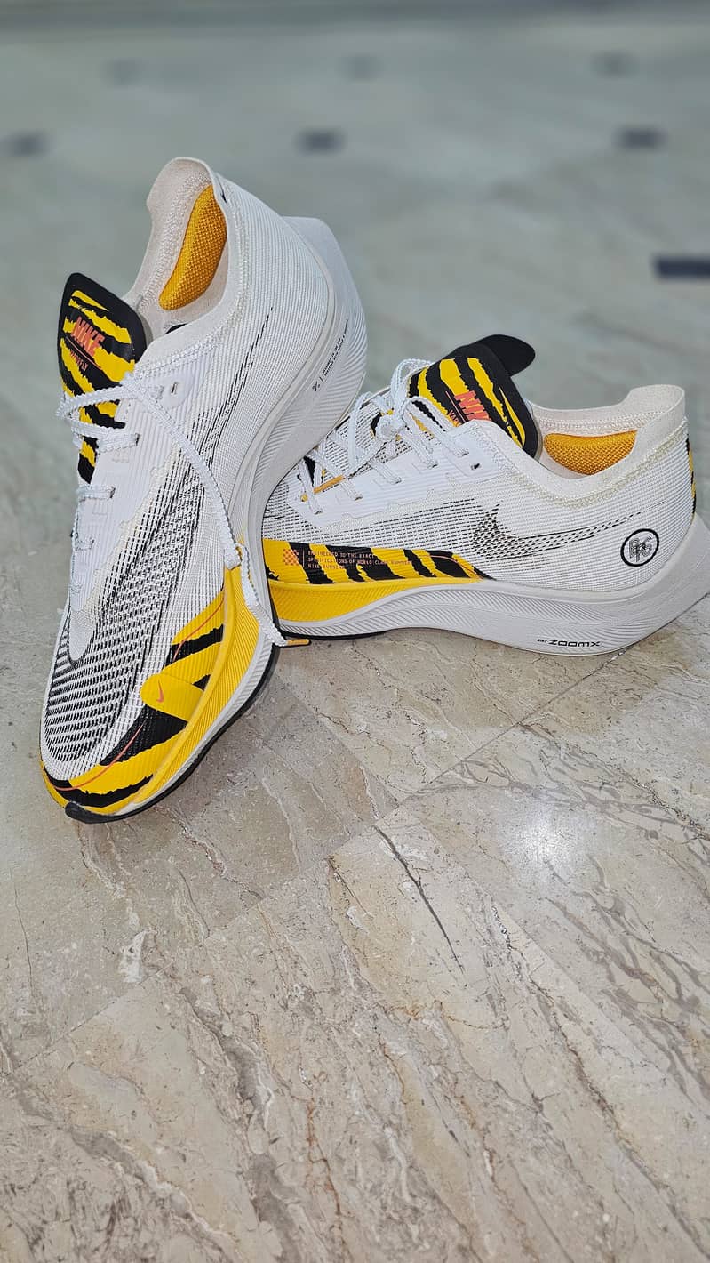 Nike ZoomX Vaporfly NEXT% Blue Ribbon Sports Tiger DM7601-100 UK sz 10 2