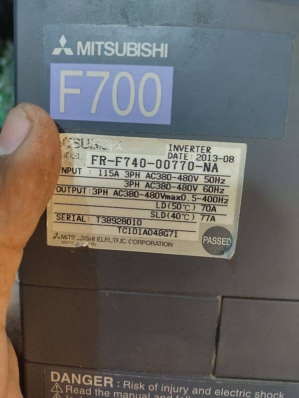 VFD INVERTER 3 PHASE MOTOR SCHNEIDER MITSUBISHI  SIEMENS INDUSTRIAL 12