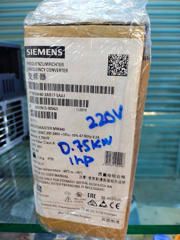 VFD INVERTER 3 PHASE MOTOR SCHNEIDER MITSUBISHI  SIEMENS INDUSTRIAL 18