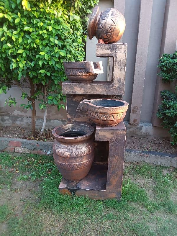 new water fountain and table stool for sale 2