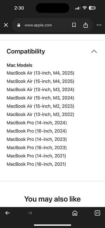 Apple USB C To Magsafe 3 Cable Macbook Air Pro 2025 M2 M3 M4 Charger 3