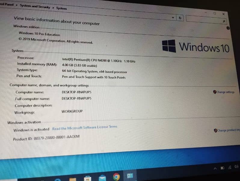 Hp ProBook x360 11E G1 Laptop|Touch 360|Intel N4200|4/128GB SSD|Win 10 4