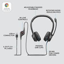 Logitech H390 USB Headset with Noise-Cancelling Mic 0