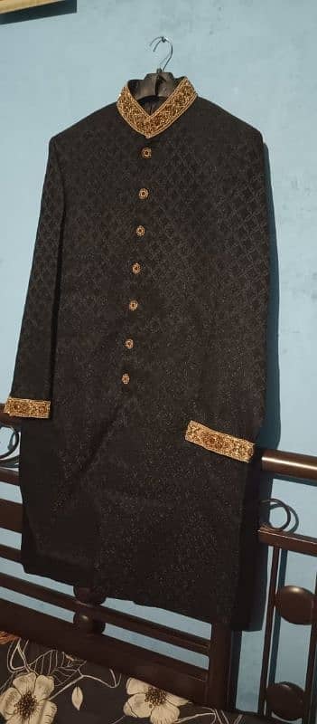 Groom's sherwani with khoosas. 1