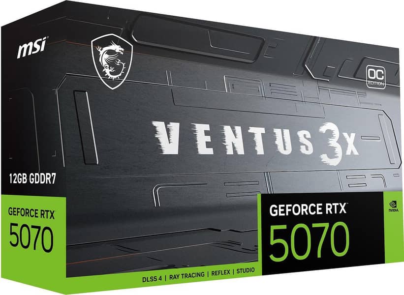 MSI Ventus GeForce RTX 5070 OC 12GB GDDR7 PCIExpress 5.0 Graphics Card 1