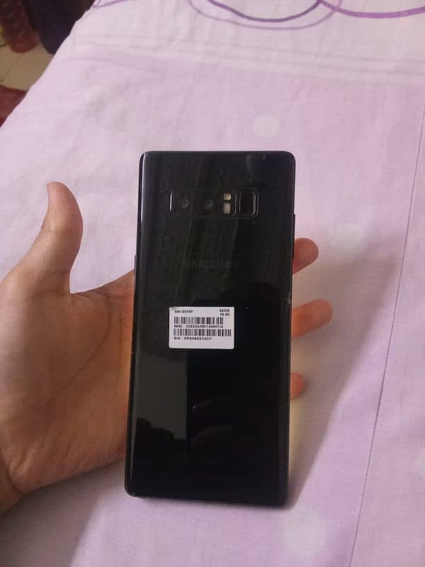 Samsung note 8 pta approved DUAL SIM with box 0