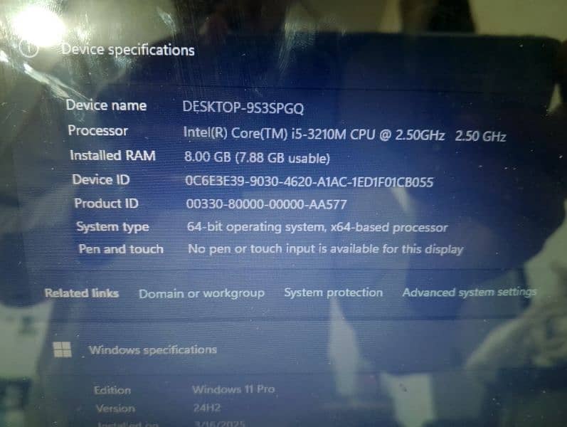 HP Core i5 3rd Generation Laptop 0