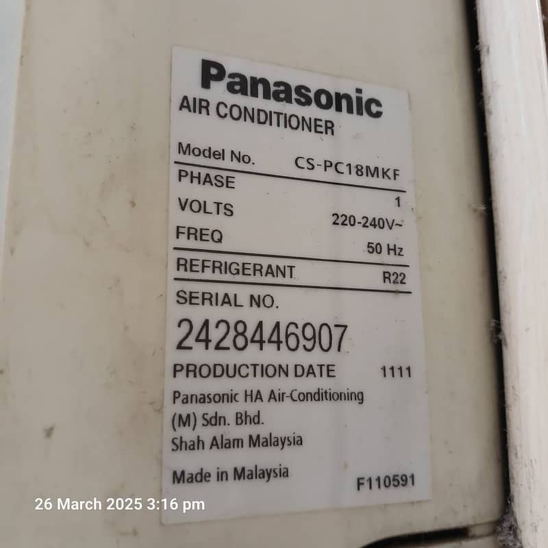 PANASONIC (Made in MALAYSIA) 2